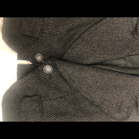 Designer Grey Tweed Fall Jacket/Cropped Blazer - Picture 9 of 11